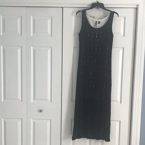Maxi Dress Black Lace Women’s Size Large